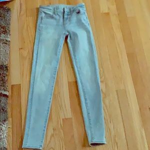 Light blue skinny jeans